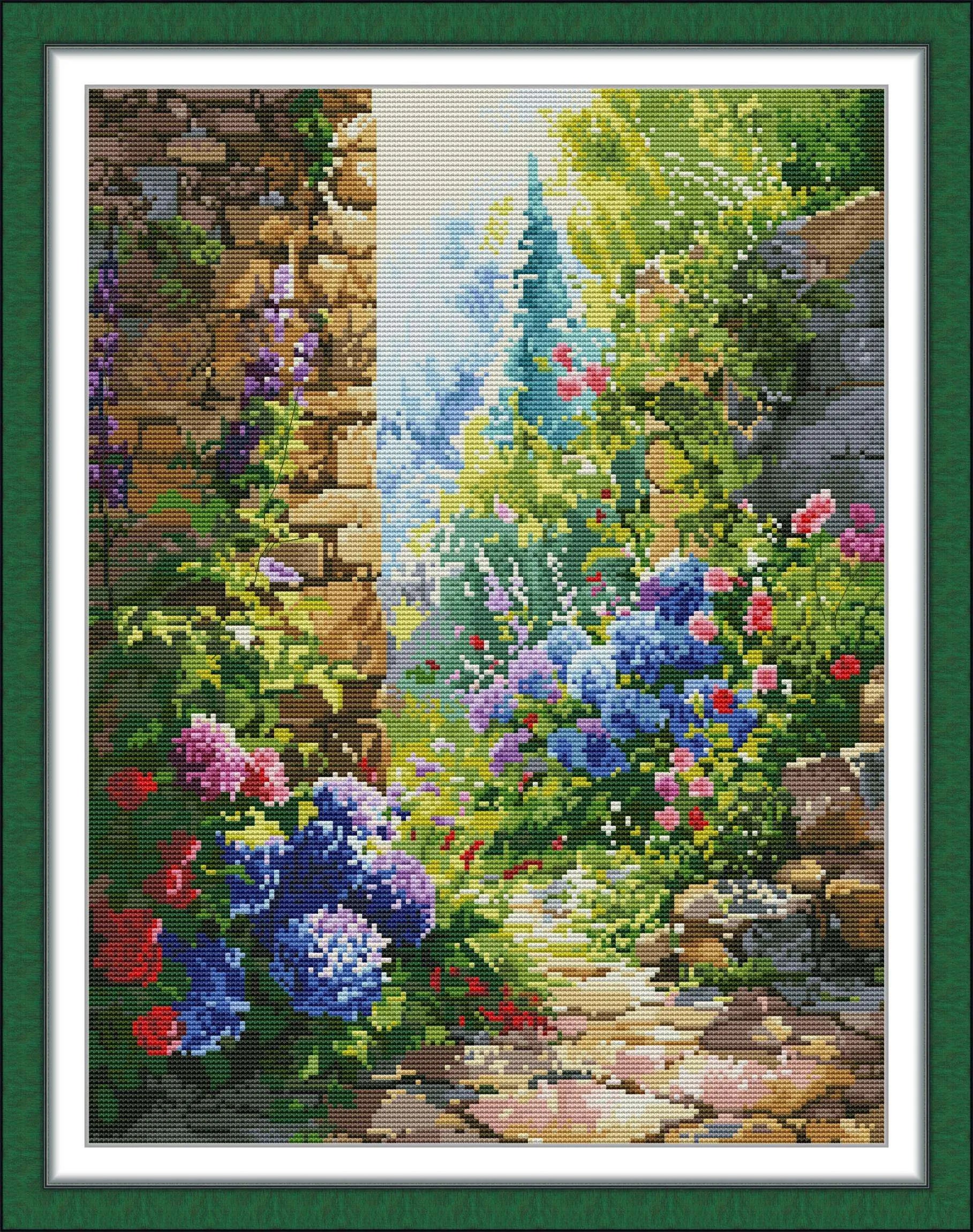 A corner of the garden 6 - NKF Cross Stitch Kits/Joy Sunday Cross